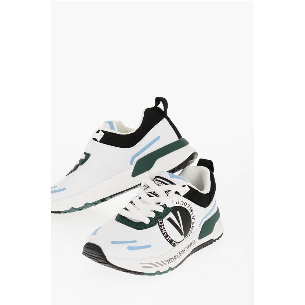 Кроссовки JEANS COUTURE из ткани DYNAMIC Low Top с контрастными деталями Versace, White
Кроссовки JEANS COUTURE из ткани DYNAMIC Low Top с контрастными деталями Versace, White