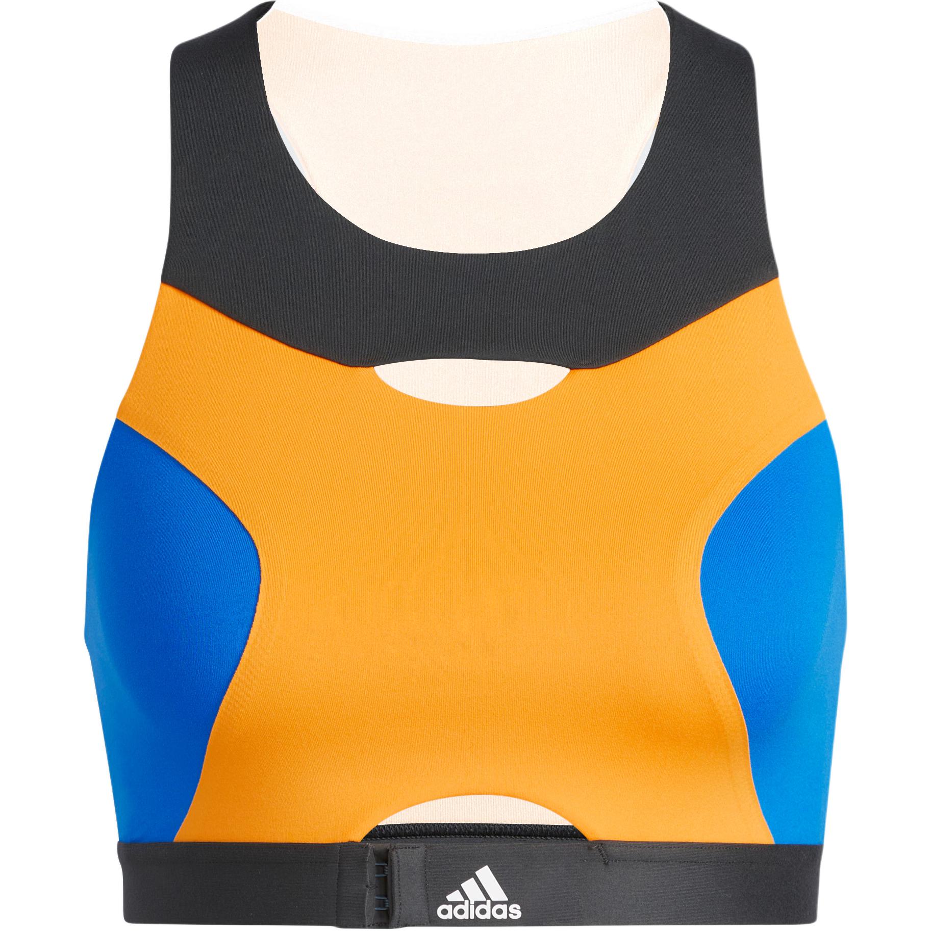 Powerimpact тренировочный бра Спортивное бельё Women's Adidas, оранжевый/желтый
Powerimpact тренировочный бра Спортивное бельё Women's Adidas, оранжевый/желтый