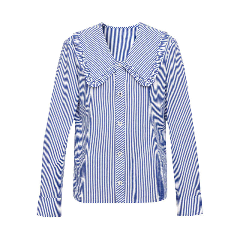 Рубашка-топ Deep Breath в полоску, синий
Рубашка-топ Deep Breath в полоску, синий