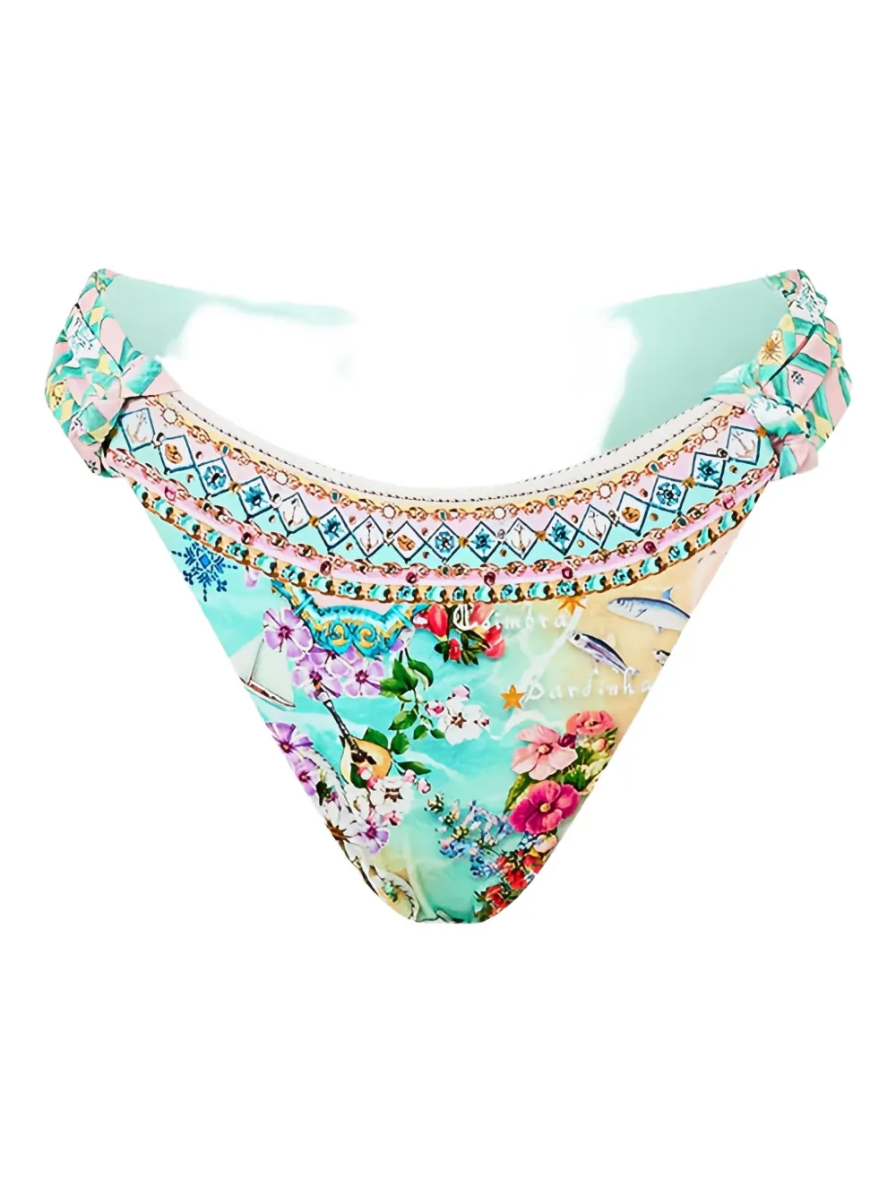 Плавки-бикини с плячным узором Camilla, синий
Плавки-бикини с плячным узором Camilla, синий