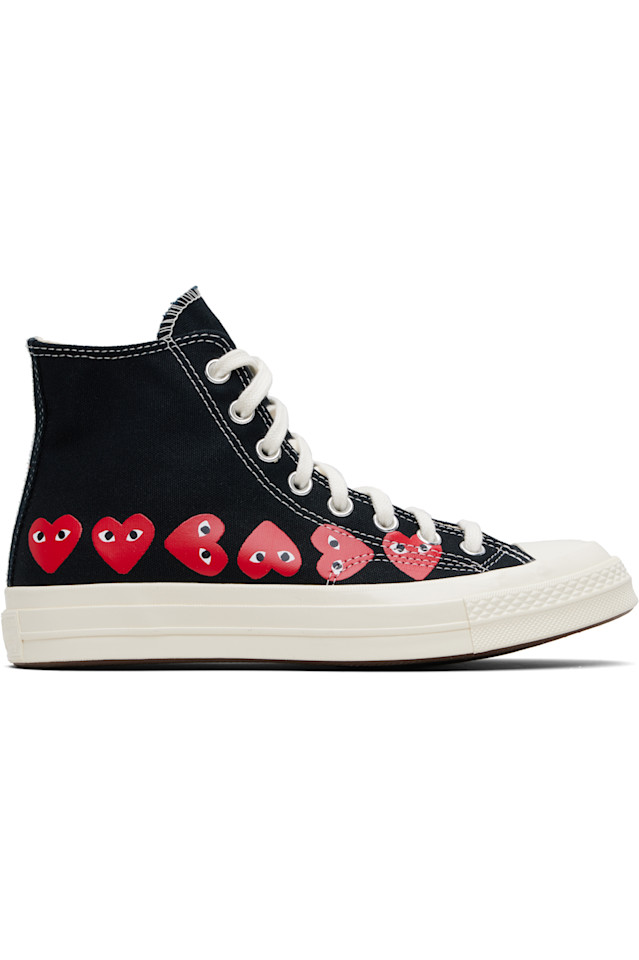 Comme Des Garçons Play Черные кеды Converse Chuck 70 Multi Heart
Comme Des Garçons Play Черные кеды Converse Chuck 70 Multi Heart