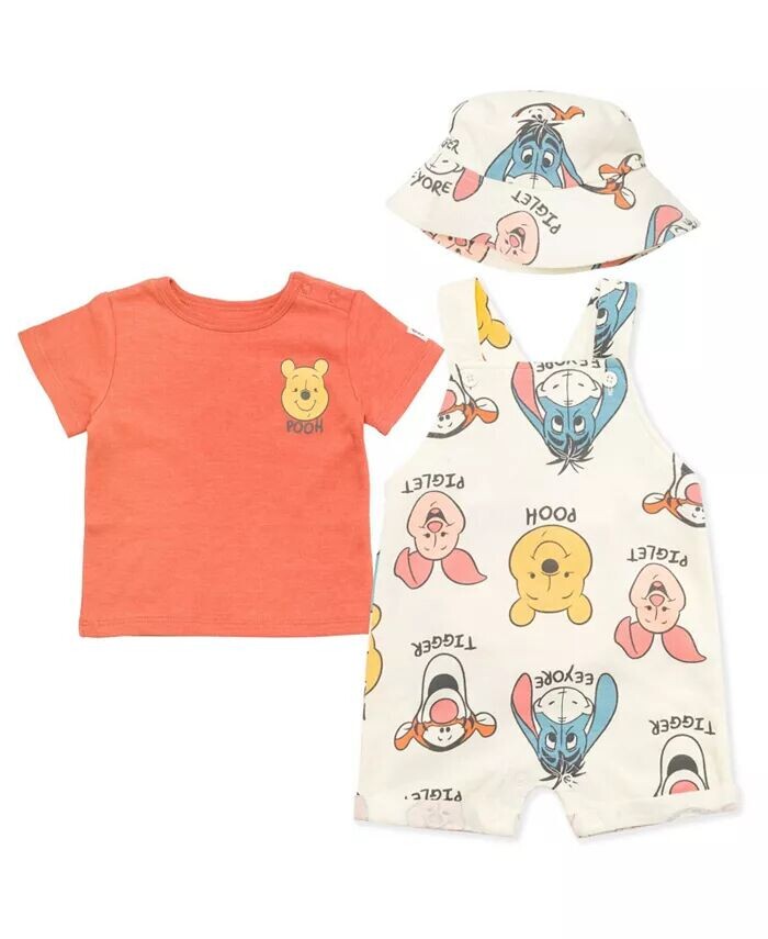 Короткий комбинезон из французской махровой ткани Tigger Winnie the Pooh, футболка и шапка, комплект из 3 предметов для новорожденных и младенцев Disney, белый
Короткий комбинезон из французской махровой ткани Tigger Winnie the Pooh, футболка и шапка, комплект из 3 предметов для новорожденных и младенцев Disney, белый