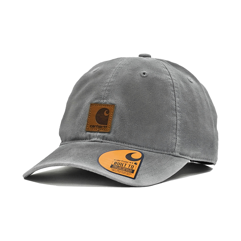 Хлопковая бейсболка унисекс цементно-серый Carhartt 
Хлопковая бейсболка унисекс цементно-серый Carhartt