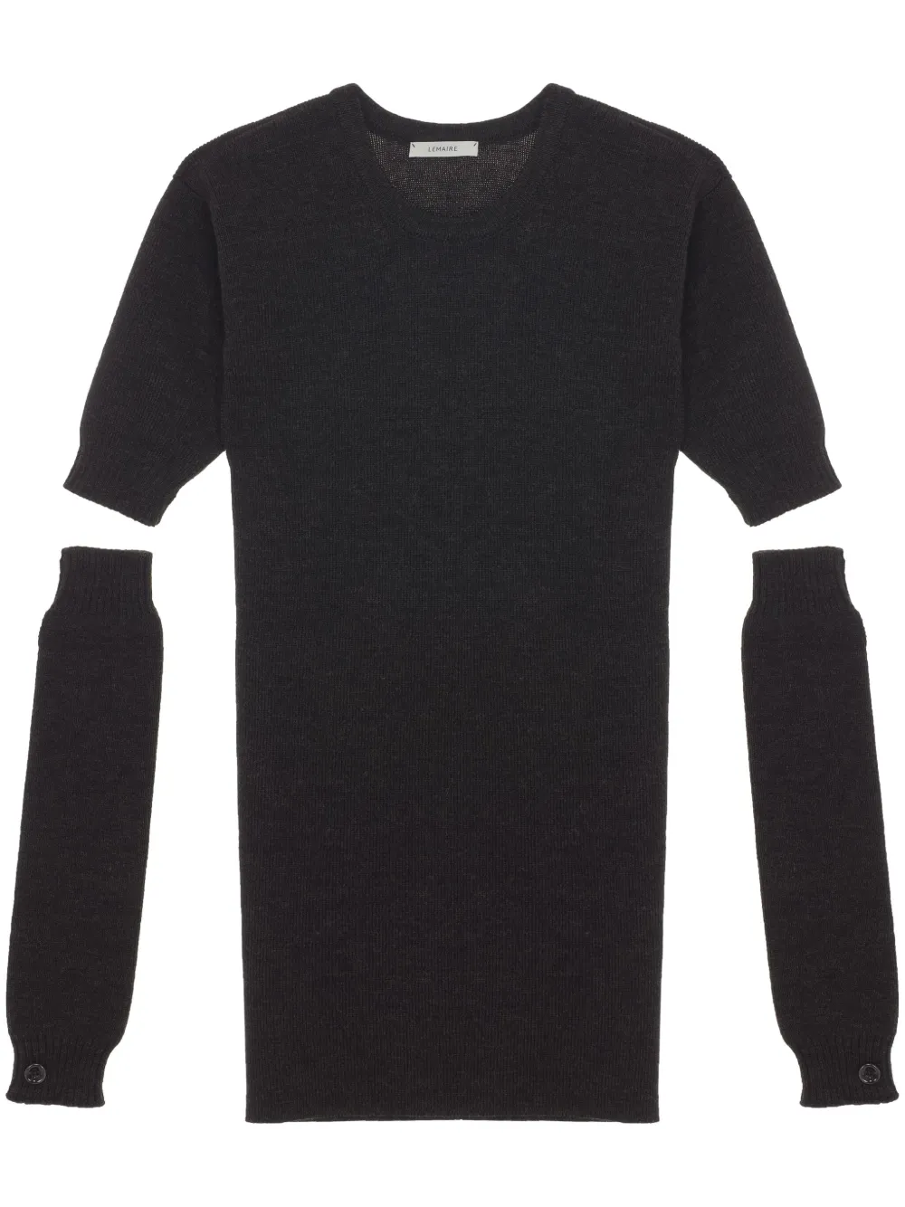 Вязанное платье со съемными рукавами LEMAIRE, коричневый
Вязанное платье со съемными рукавами LEMAIRE, коричневый