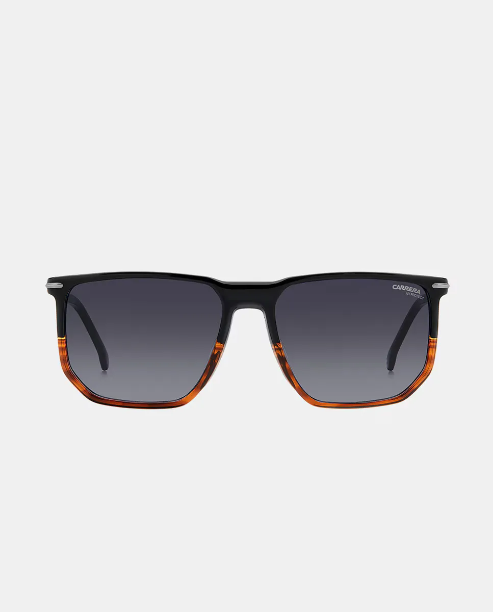 Прямоугольные солнцезащитные очки из ацетата Carrera, черный
Прямоугольные солнцезащитные очки из ацетата Carrera, черный