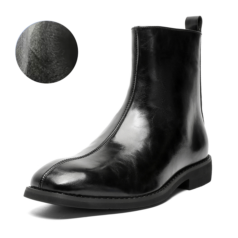 Chi Wolf Мужские черные зимние ботинки на шнуровке с меховой подкладкой, цвет Black Fleece-Lined
Chi Wolf Мужские черные зимние ботинки на шнуровке с меховой подкладкой, цвет Black Fleece-Lined