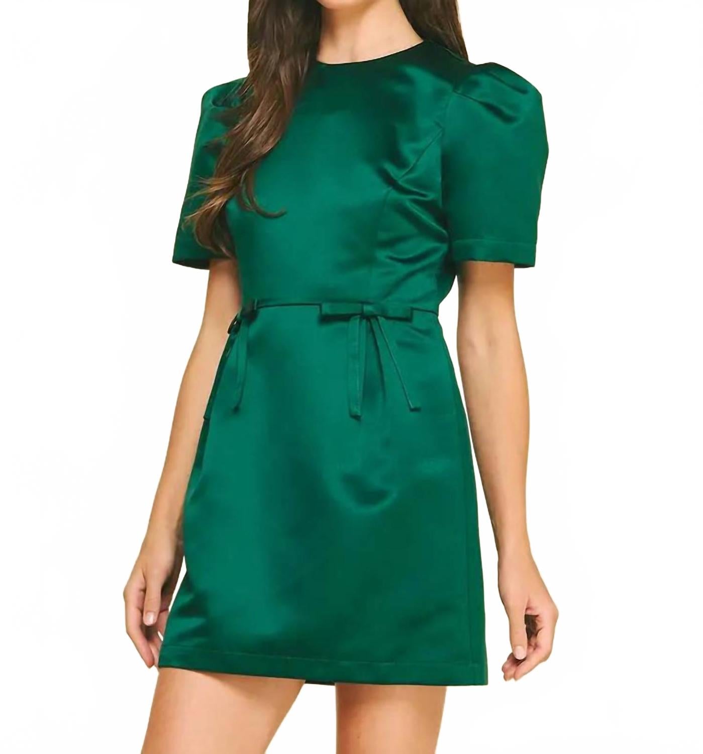 Мини-платье с бантом из ленты зеленого цвета Pinch, зеленый
Мини-платье с бантом из ленты зеленого цвета Pinch, зеленый