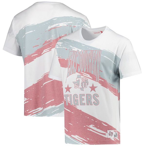 Мужская белая футболка texas southern tigers paintbrush sublimated Mitchell & Ness
Мужская белая футболка texas southern tigers paintbrush sublimated Mitchell & Ness