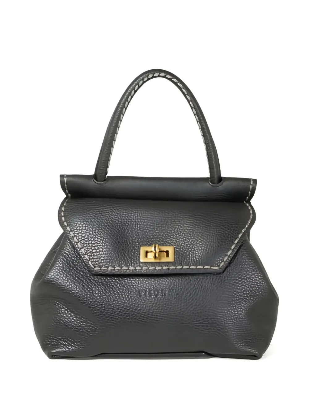 Кожаная сумка с поворотным замком VISONA`, черный
Кожаная сумка с поворотным замком VISONA`, черный