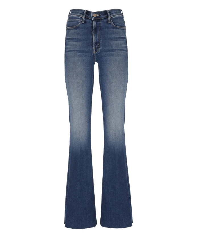 Эти потрясающие джинсы-клеш с бахромой Mother, синий
Эти потрясающие джинсы-клеш с бахромой Mother, синий