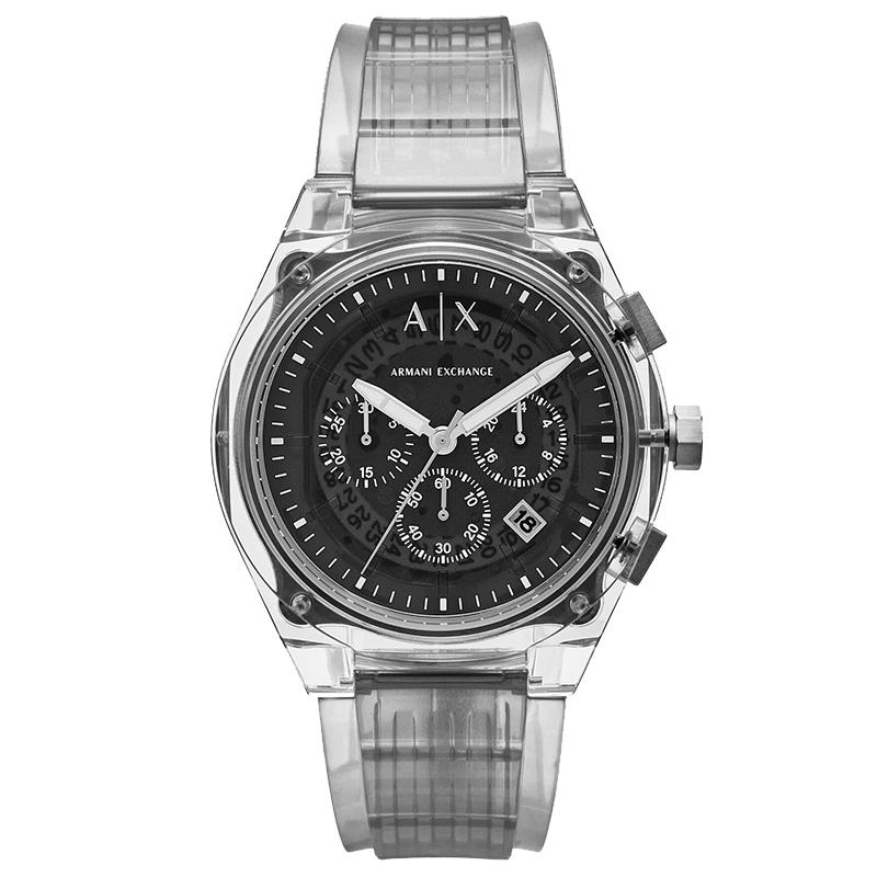 ARMANI EXCHANGE Мужские часы AE с механическим механизмом, пластиковым ремешком PC, черным циферблатом 44 мм
ARMANI EXCHANGE Мужские часы AE с механическим механизмом, пластиковым ремешком PC, черным циферблатом 44 мм