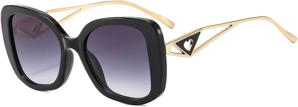 Солнцезащитные очки Melrose Oversized Square 90s для женщин, модные очки «кошачий глаз», стильные солнцезащитные очки с защитой от УФ-излучения UV400, C5
Солнцезащитные очки Melrose Oversized Square 90s для женщин, модные очки «кошачий глаз», стильные солнцезащитные очки с защитой от УФ-излучения UV400, C5