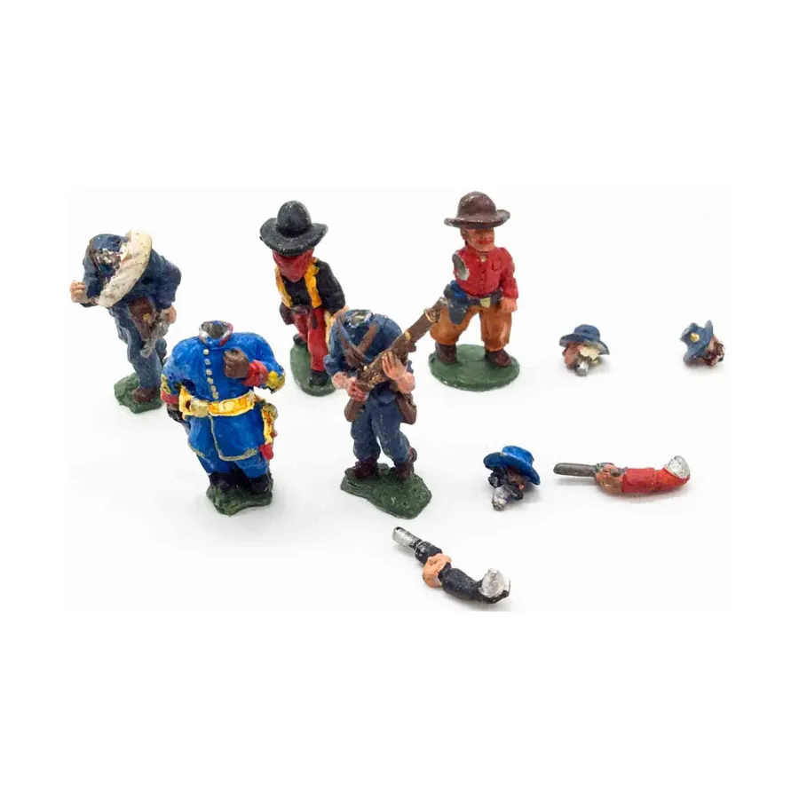 Коллекция Дикого Запада № 8, Miscellaneous Historical Miniatures - Loose Miniatures (28mm) (Unidentifiable Manufacturer)
Коллекция Дикого Запада № 8, Miscellaneous Historical Miniatures - Loose Miniatures (28mm) (Unidentifiable Manufacturer)