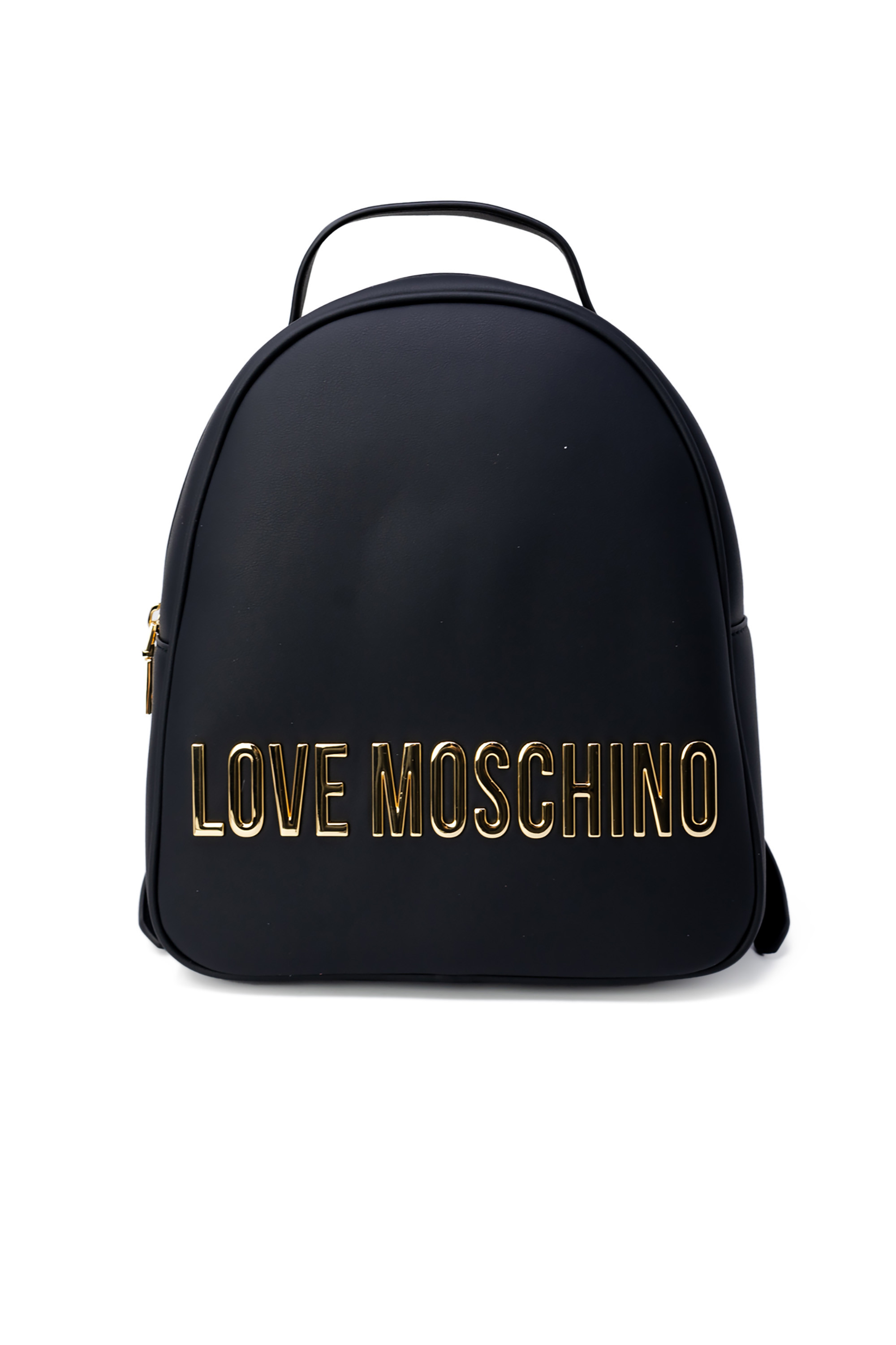 Рюкзак Love Moschino с золотым логотипом, черный 
Рюкзак Love Moschino с золотым логотипом, черный