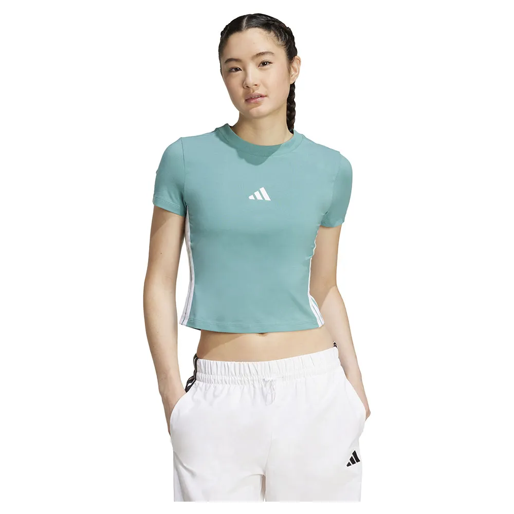 Футболка с коротким рукавом adidas Essentials 3 Stripes Slim Baby, синий
Футболка с коротким рукавом adidas Essentials 3 Stripes Slim Baby, синий