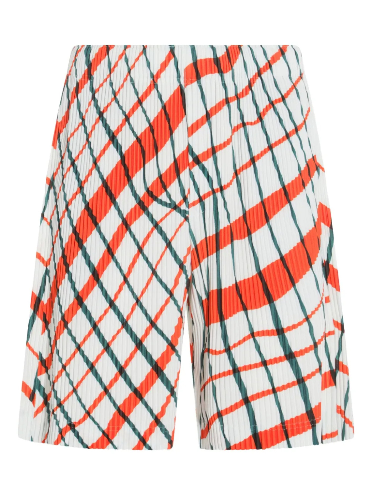 Клетчатые плиссированные шорты Homme Plissé Issey Miyake, белый
Клетчатые плиссированные шорты Homme Plissé Issey Miyake, белый