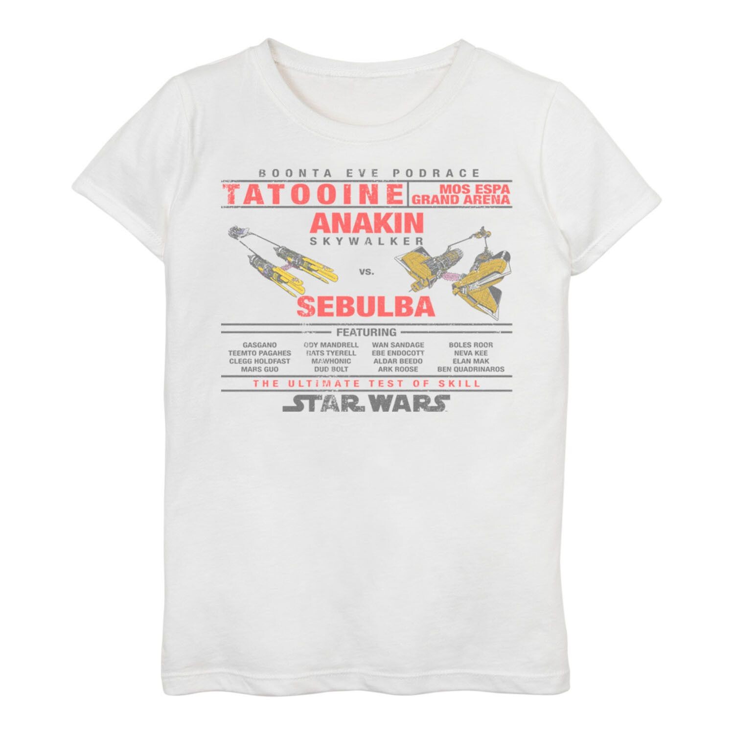 Футболка с плакатом «Звездные войны на гонках на капсулах» для девочек 7–16 лет Licensed Character
Футболка с плакатом «Звездные войны на гонках на капсулах» для девочек 7–16 лет Licensed Character