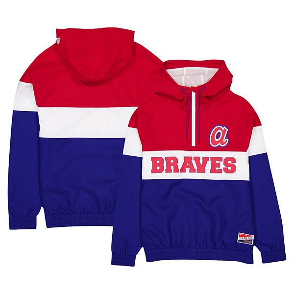 Мужская синяя ветровка-толстовка Atlanta Braves с молнией на четверть New Era
Мужская синяя ветровка-толстовка Atlanta Braves с молнией на четверть New Era