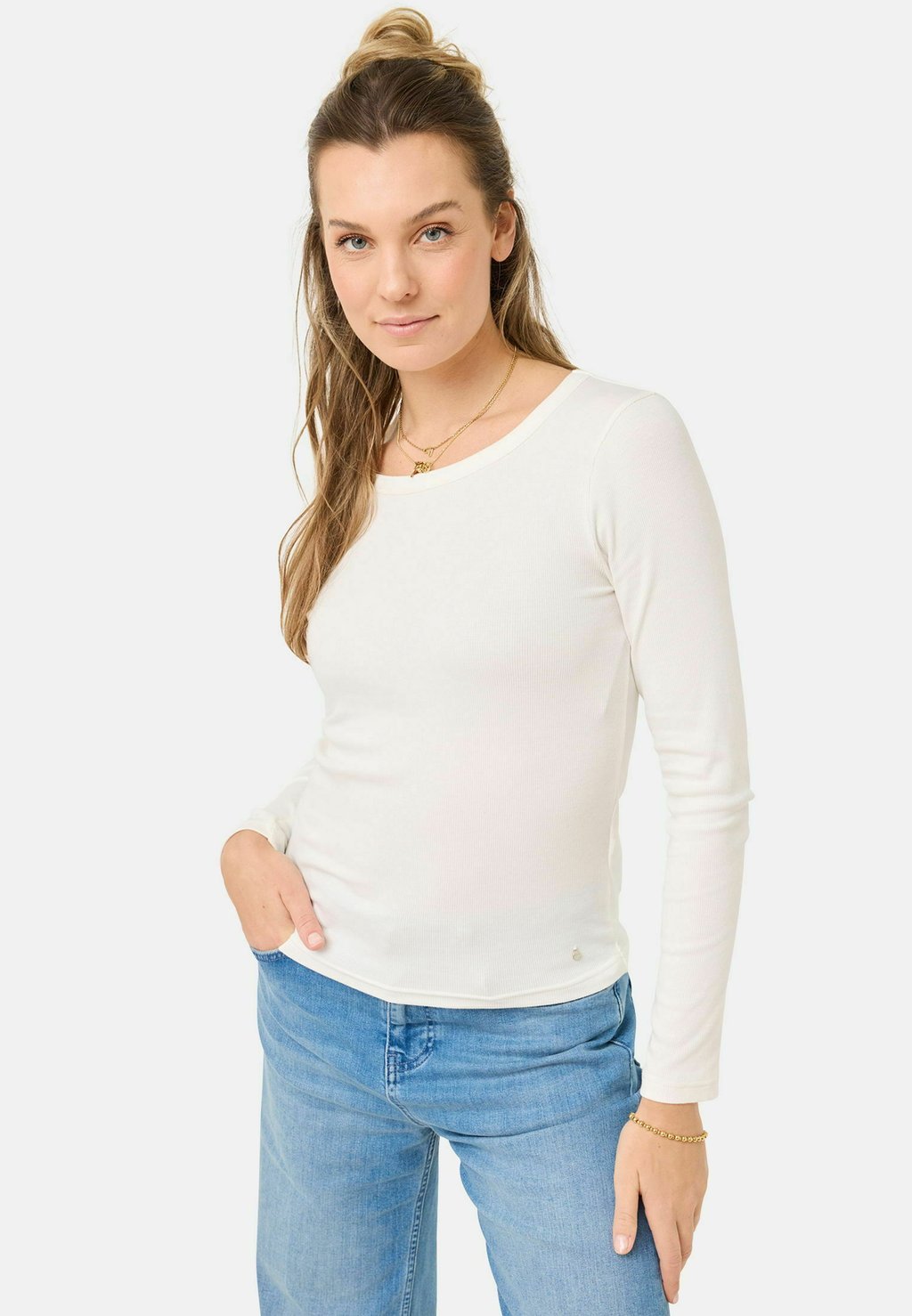 Топ с длинными рукавами Tamaris, белый
Топ с длинными рукавами Tamaris, белый