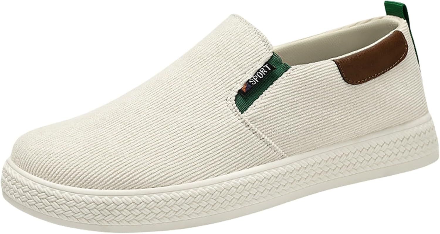 Мужские слипоны из холщовой ткани, повседневные туфли, кроссовки, модные дышащие лоферы, удобные обувь для ходьбы Generic, белый
Мужские слипоны из холщовой ткани, повседневные туфли, кроссовки, модные дышащие лоферы, удобные обувь для ходьбы Generic, белый