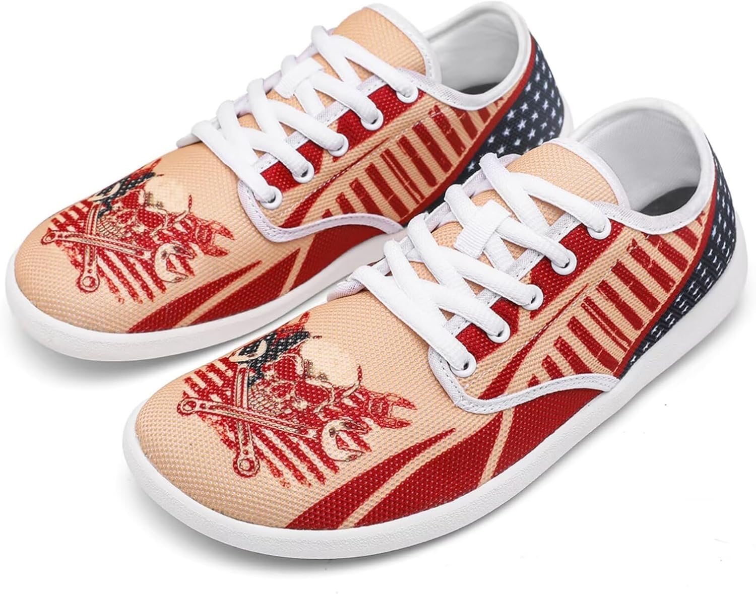 Мужские повседневные дышащие кроссовки Luzeephang Barefoot Shoes с широким носком, на шнуровке, с нулевым перепадом высоты подошвы, для ходьбы и повседневной носки, Mechanic Skull Us
Мужские повседневные дышащие кроссовки Luzeephang Barefoot Shoes с широким носком, на шнуровке, с нулевым перепадом высоты подошвы, для ходьбы и повседневной носки, Mechanic Skull Us