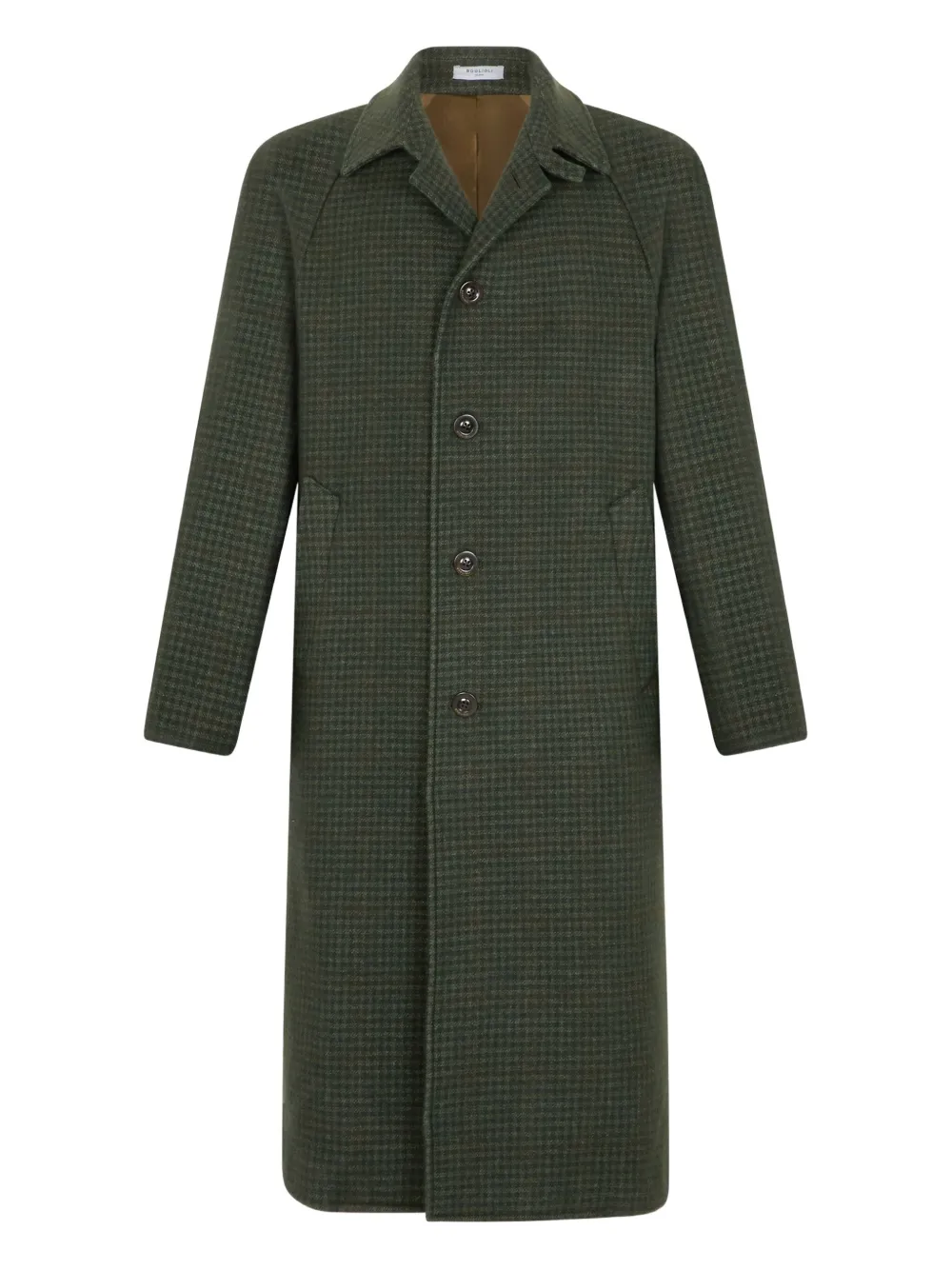 Клетчатое пальто с рукавами реглан Boglioli, зеленый
Клетчатое пальто с рукавами реглан Boglioli, зеленый