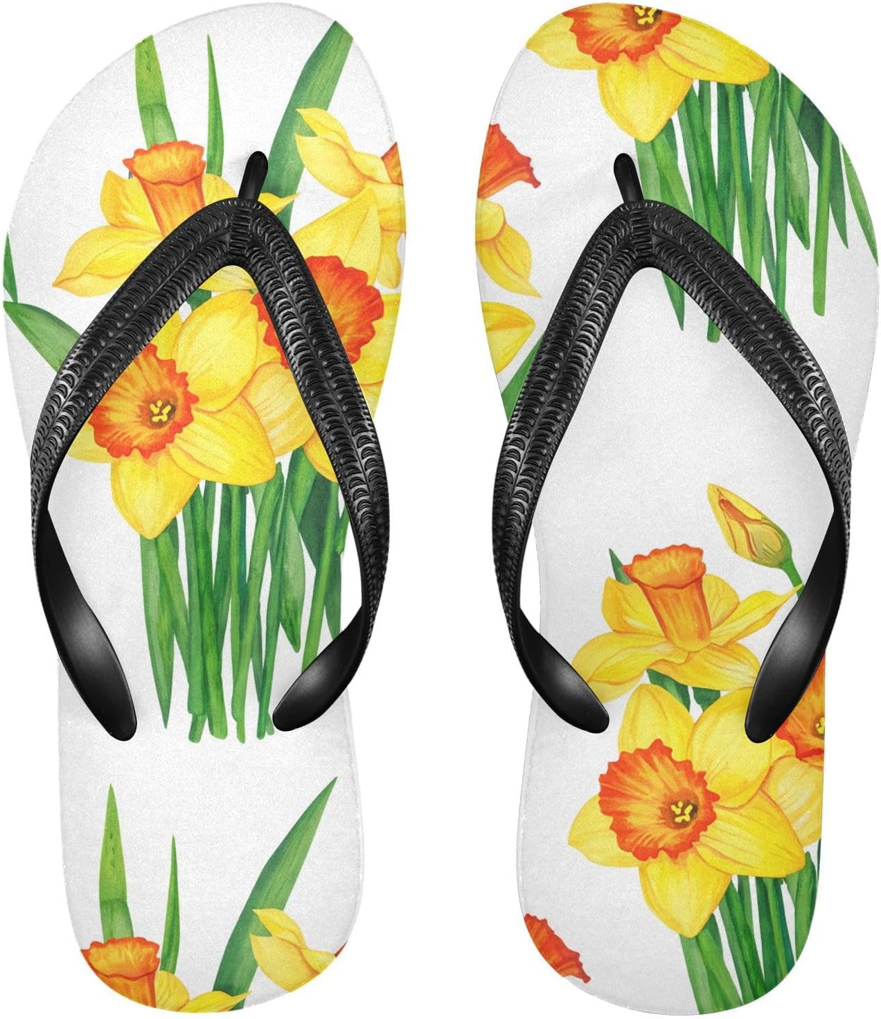 Шлепанцы с белыми листьями нарциссов, пляжные сандалии-вьетнамки, резинескользящие летние тапочки для ходьбы, обувь для мужчин и женщин Sinestour
Шлепанцы с белыми листьями нарциссов, пляжные сандалии-вьетнамки, резинескользящие летние тапочки для ходьбы, обувь для мужчин и женщин Sinestour