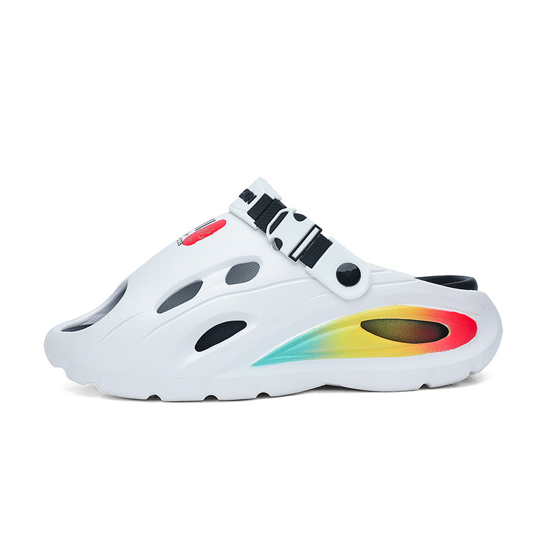 NANJIREN Пляжные сандалии мужские бело-черные, цвет White Black 
NANJIREN Пляжные сандалии мужские бело-черные, цвет White Black