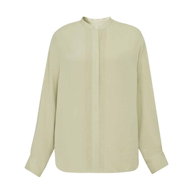 Рубашка Deep Breath из шелкового крепа, черный
Рубашка Deep Breath из шелкового крепа, черный