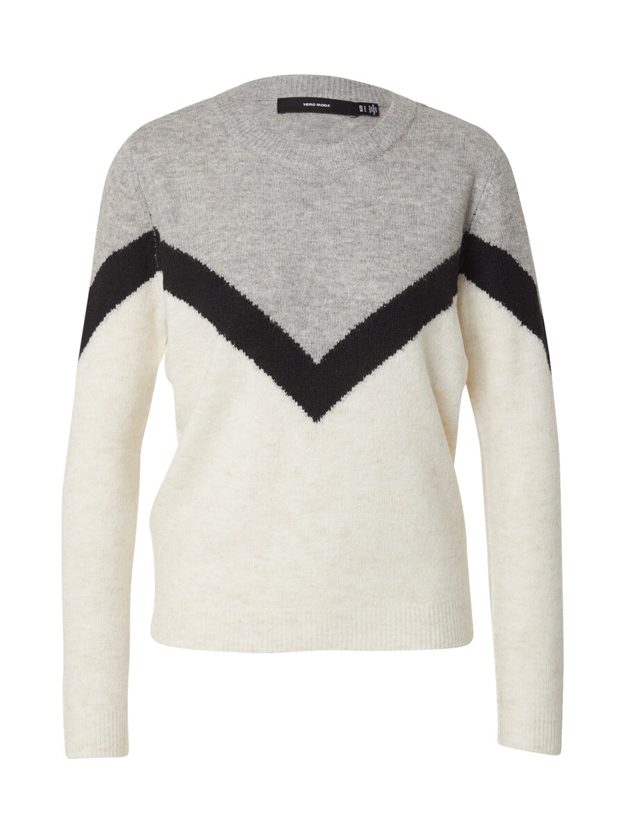 Свитер VERO MODA VMPLAZA, mottled grey/natural white 
Свитер VERO MODA VMPLAZA, mottled grey/natural white