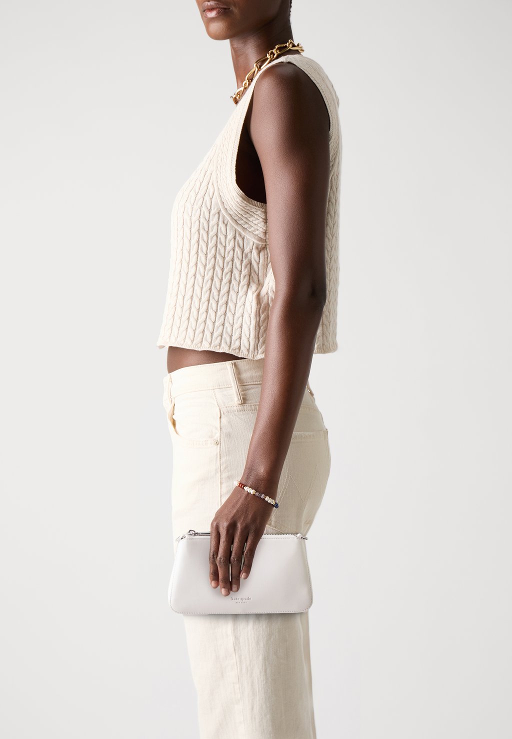 Сумка GRACE POCHETTE - Clutch kate spade new york, кремовый
Сумка GRACE POCHETTE - Clutch kate spade new york, кремовый