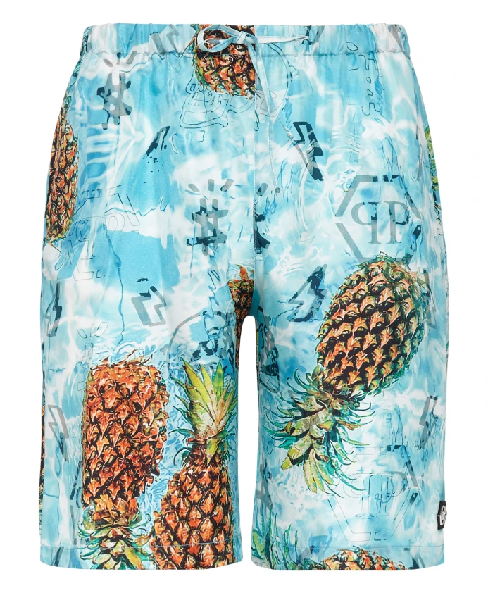 Шелковые шорты, ананасовое небо Philipp Plein, синий
Шелковые шорты, ананасовое небо Philipp Plein, синий