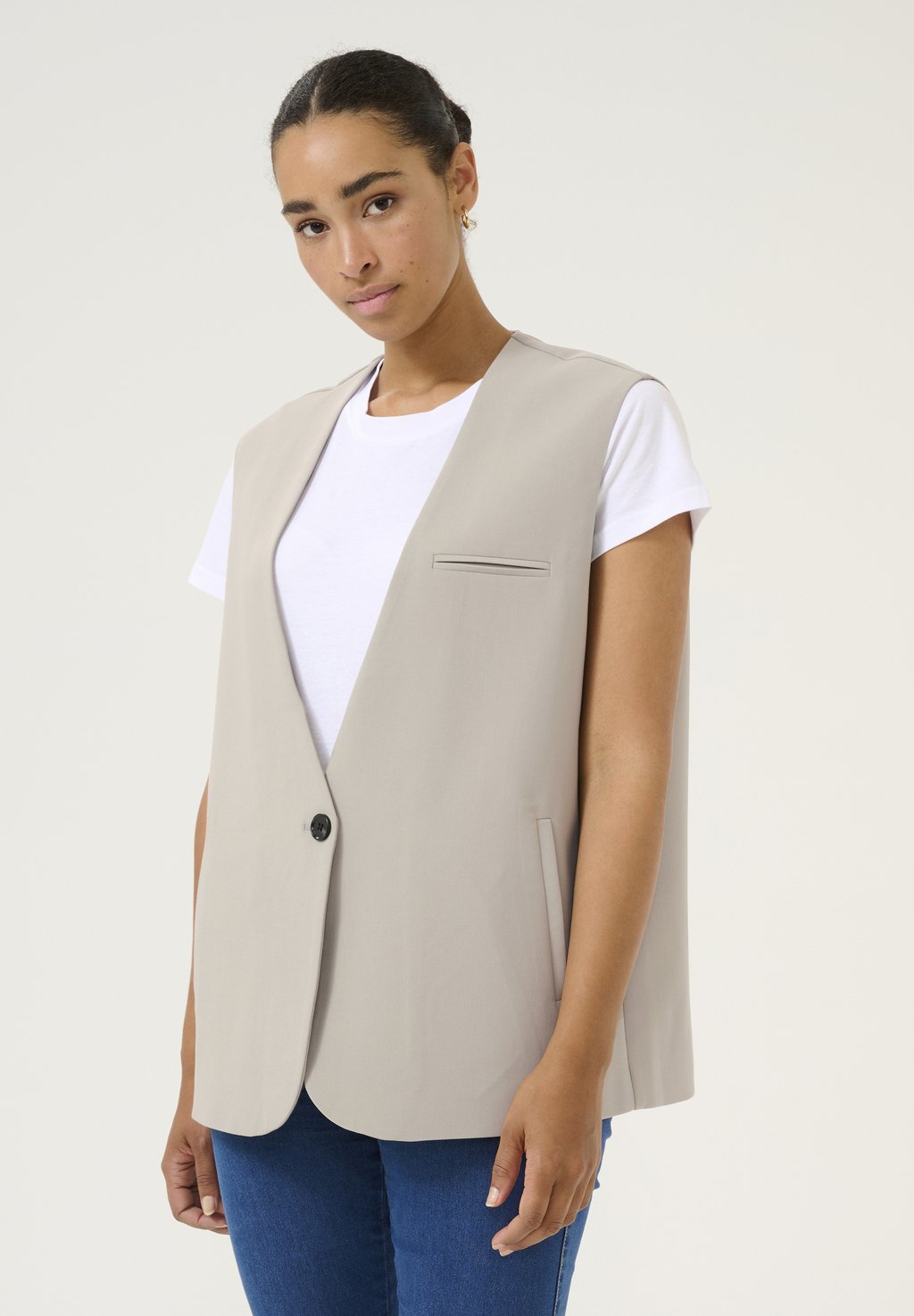 Жилет Kaffe, светло-серый
Жилет Kaffe, светло-серый