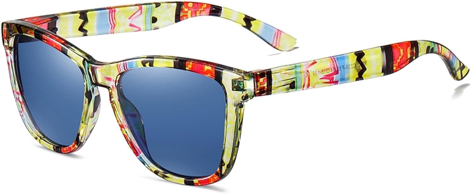 Женские поляризованные солнцезащитные очки, мужские очки UV400 с оправой из поликарбоната, для вождения, пляжа, кемпинга, вечеринок, походов, защиты от солнца VFDHN, Colorful Blue
Женские поляризованные солнцезащитные очки, мужские очки UV400 с оправой из поликарбоната, для вождения, пляжа, кемпинга, вечеринок, походов, защиты от солнца VFDHN, Colorful Blue