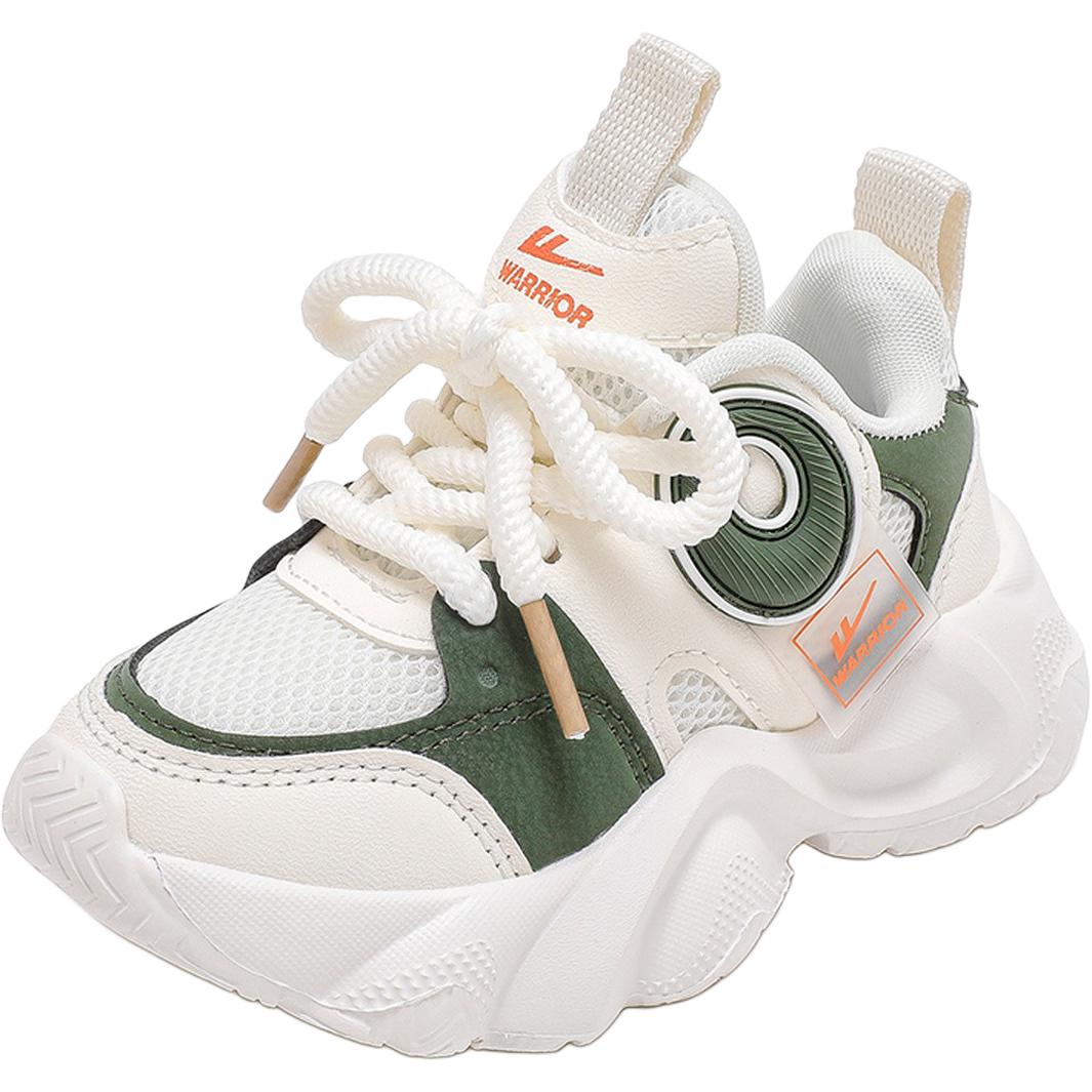Износостойкие, дышащие, легкие, амортизирующие, низкие детские кроссовки для бега WARRIOR, бежевый/зеленый
Износостойкие, дышащие, легкие, амортизирующие, низкие детские кроссовки для бега WARRIOR, бежевый/зеленый