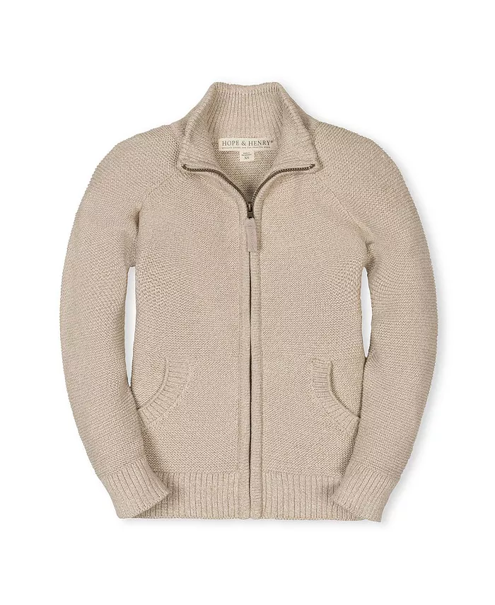 Джемпер для мальчиков из органического материала с длинными рукавами, застежкой-молнией и воротником-реглан Hope & Henry, коричневый
Джемпер для мальчиков из органического материала с длинными рукавами, застежкой-молнией и воротником-реглан Hope & Henry, коричневый