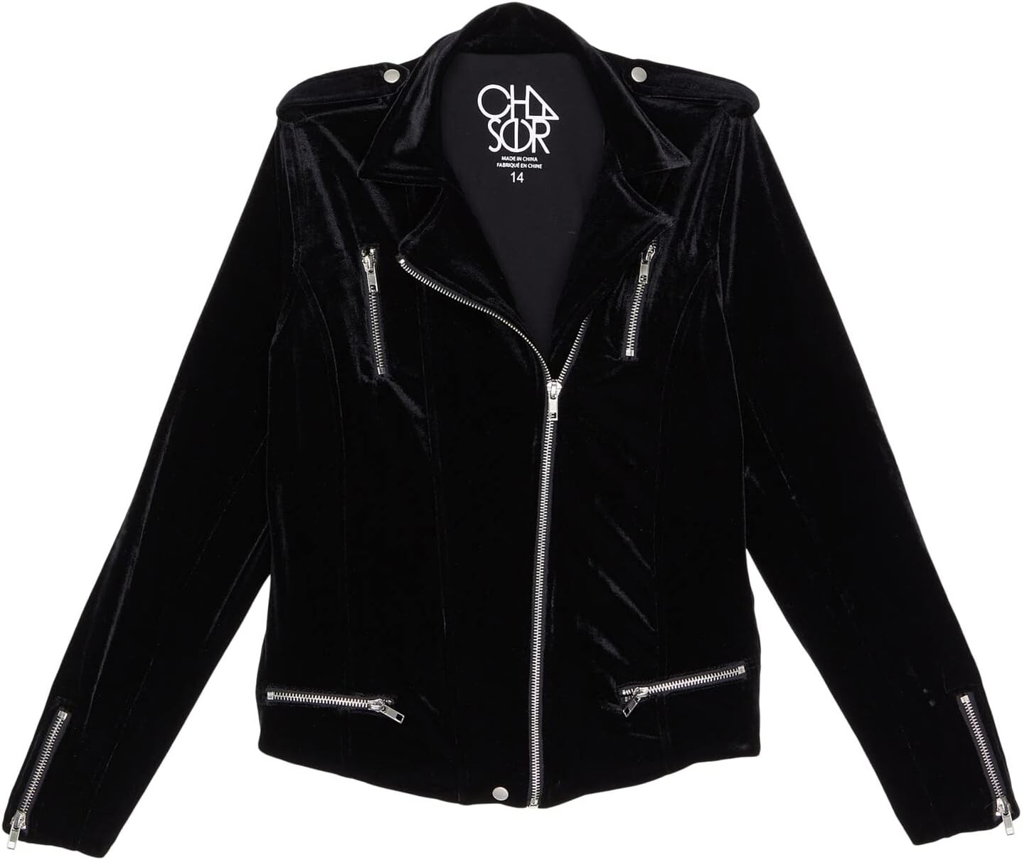 Куртка Chaser Stretch Velvet Moto Jacket, цвет True Black
Куртка Chaser Stretch Velvet Moto Jacket, цвет True Black