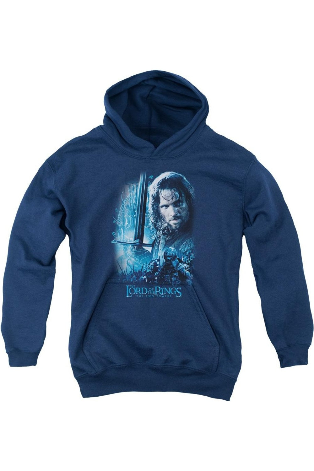 Толстовка с капюшоном "Властелин Колец: Становление Короля" для подростков Gildan, темно-синий
Толстовка с капюшоном "Властелин Колец: Становление Короля" для подростков Gildan, темно-синий