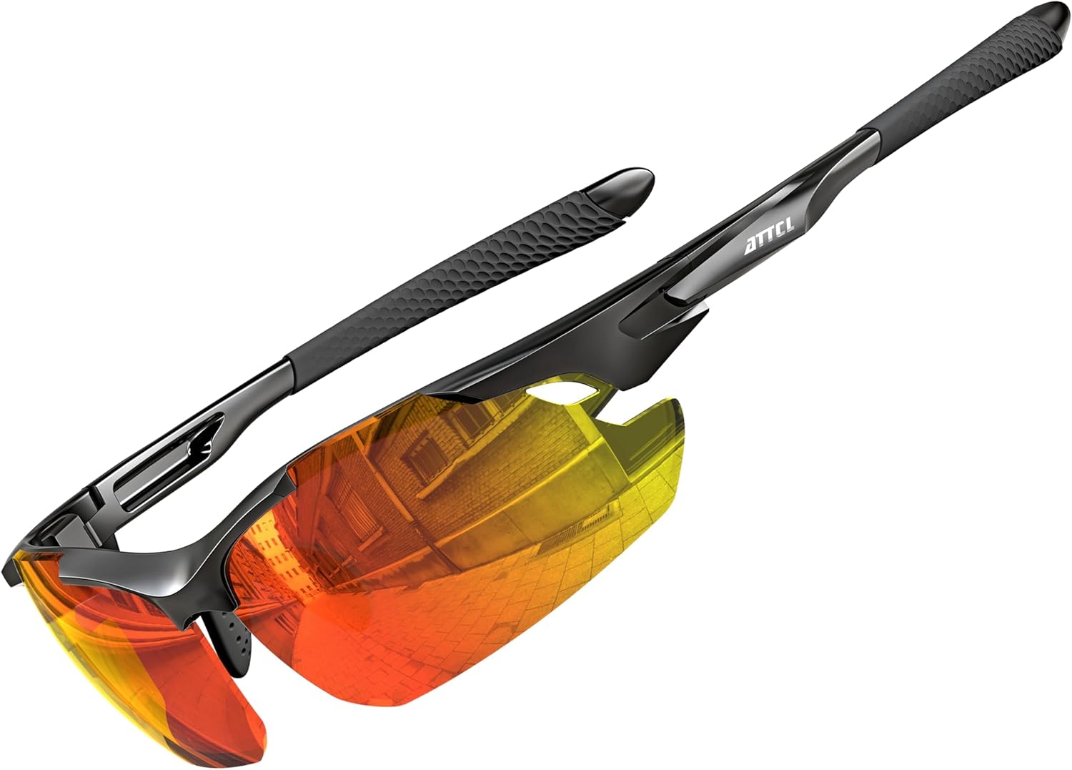 Поляризованные солнцезащитные очки ATTCL для мужчин, спортивные: надежная фиксация, облегающая оправа из материала TR90, сверхлегкая защита от УФ-излучения, подходят для рыбалки, вождения, гольфа, Red/Mirrored
Поляризованные солнцезащитные очки ATTCL для мужчин, спортивные: надежная фиксация, облегающая оправа из материала TR90, сверхлегкая защита от УФ-излучения, подходят для рыбалки, вождения, гольфа, Red/Mirrored