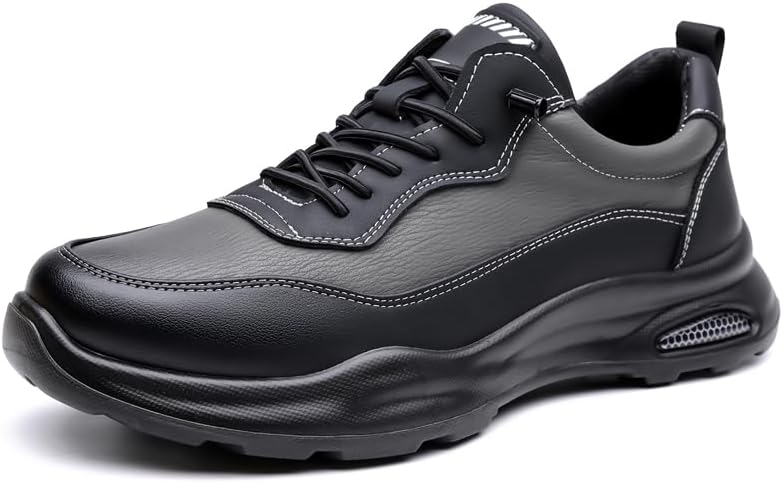 Мужские осенние черные кожаные туфли - дышащие стильные кроссовки с толстой подошвой, повседневные и спортивные, и легкие, размеры 39-44 Sfwarmart
Мужские осенние черные кожаные туфли - дышащие стильные кроссовки с толстой подошвой, повседневные и спортивные, и легкие, размеры 39-44 Sfwarmart