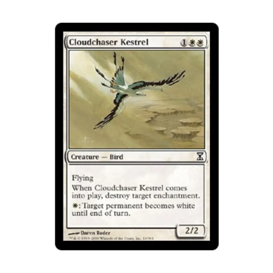 CCG Пустельга-охотница за облаками (клавиша C), MTG - Time Spiral
CCG Пустельга-охотница за облаками (клавиша C), MTG - Time Spiral