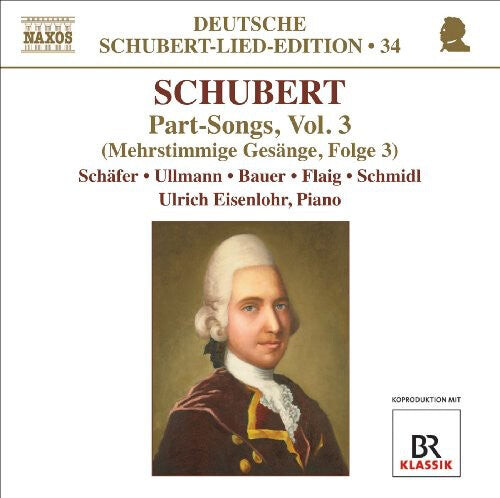 CD диск Schubert / Schafer / Ullmann / Bauer / Eisenlohr: Lieder - Edition 34: Part Songs 3
CD диск Schubert / Schafer / Ullmann / Bauer / Eisenlohr: Lieder - Edition 34: Part Songs 3