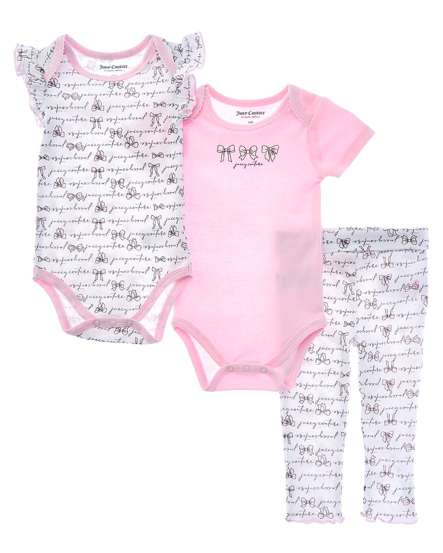 Juicy Couture Комплект из 3 предметов: боди и леггинсы, розовый
Juicy Couture Комплект из 3 предметов: боди и леггинсы, розовый