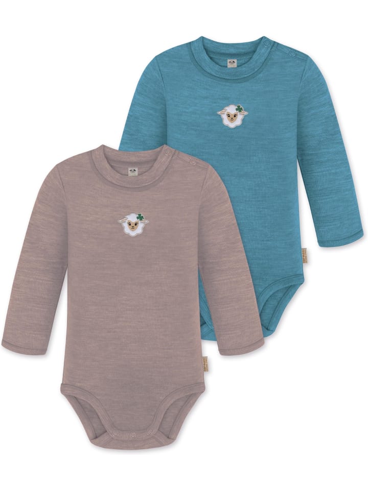 Normani Outdoor Sports Комплект из 2 детских боди с длинными рукавами из мериносовой шерсти "Туай" в розово-голубом цвете
Normani Outdoor Sports Комплект из 2 детских боди с длинными рукавами из мериносовой шерсти "Туай" в розово-голубом цвете