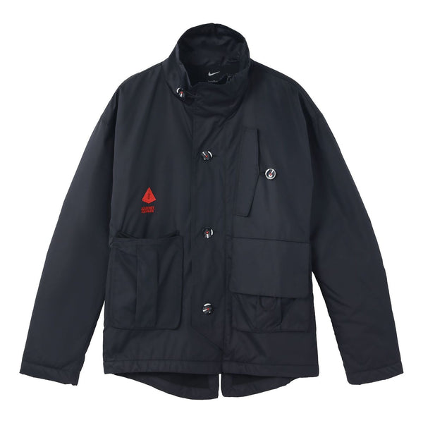 Куртка men's stand collar training sports thermal cotton black jacket Nike, черный 
Куртка men's stand collar training sports thermal cotton black jacket Nike, черный