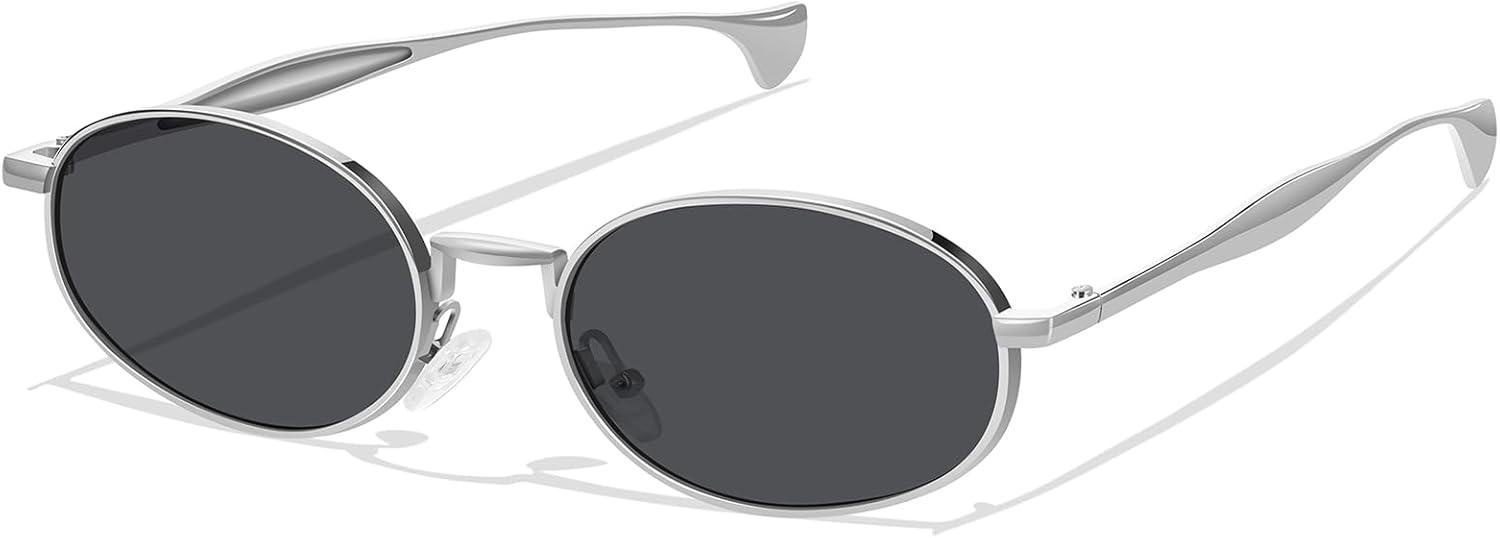 Солнцезащитные очки золотистого овального цвета для женщин и мужчин, ретро-дизайн, металлический стиль, модные солнцезащитные очки в стиле 70-х, защита от УФ-излучения YMRFW, Silver/Gtay
Солнцезащитные очки золотистого овального цвета для женщин и мужчин, ретро-дизайн, металлический стиль, модные солнцезащитные очки в стиле 70-х, защита от УФ-излучения YMRFW, Silver/Gtay