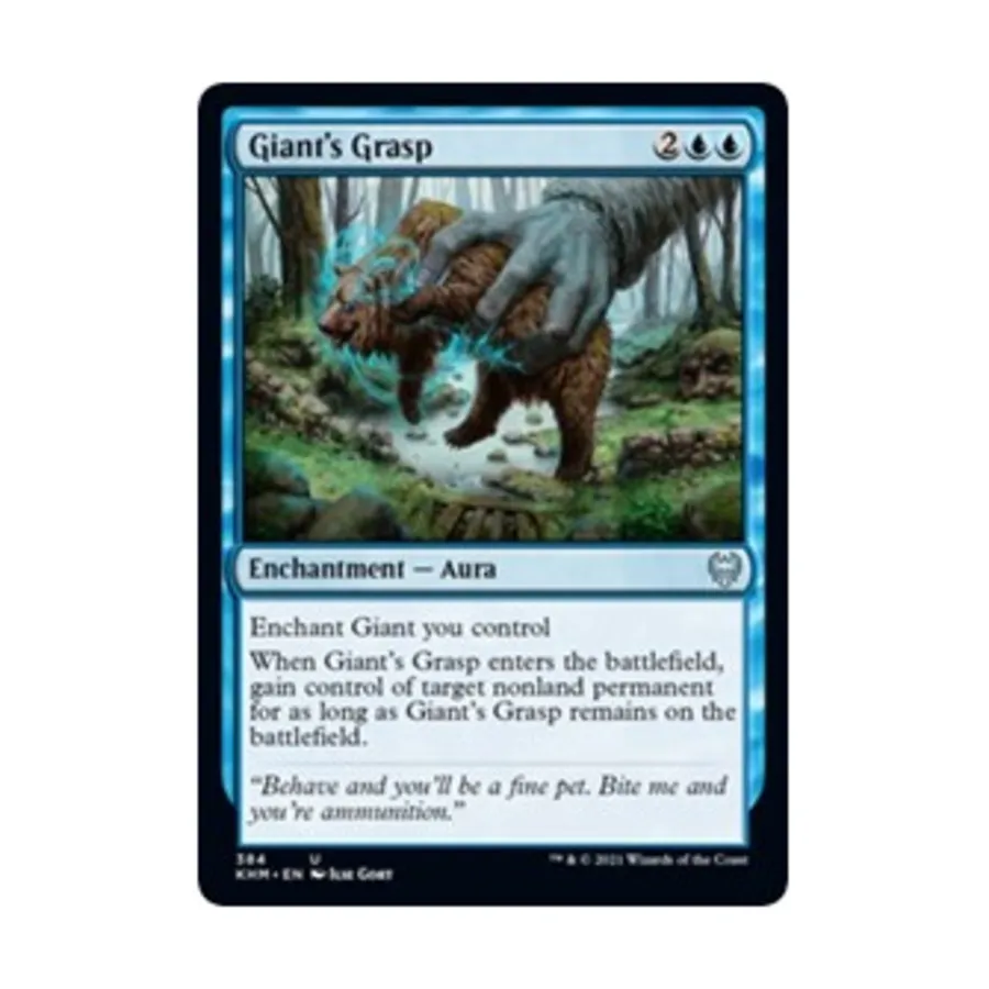 CCG Хватка Гиганта (U), MTG - Kaldheim
CCG Хватка Гиганта (U), MTG - Kaldheim