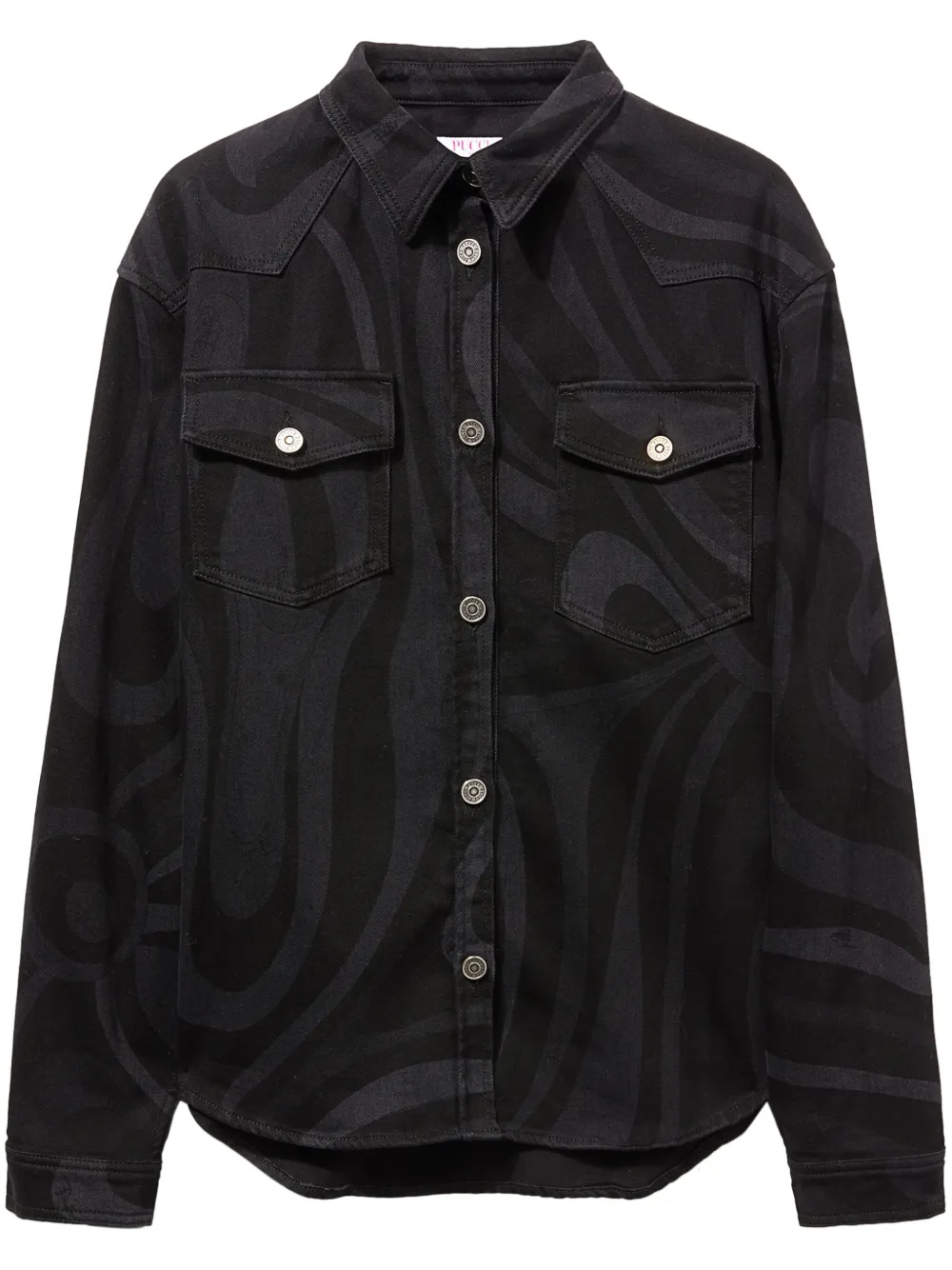 Джинсовая рубашка с принтом Marmo PUCCI, черный
Джинсовая рубашка с принтом Marmo PUCCI, черный