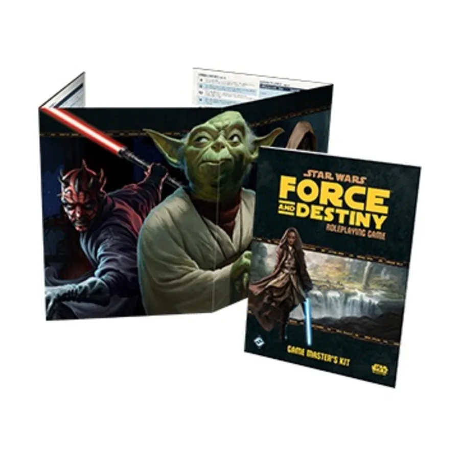 Force and Destiny - Game Master's Kit, Star Wars RPG - Force & Destiny (Fantasy Flight Games), твердый переплет
Force and Destiny - Game Master's Kit, Star Wars RPG - Force & Destiny (Fantasy Flight Games), твердый переплет