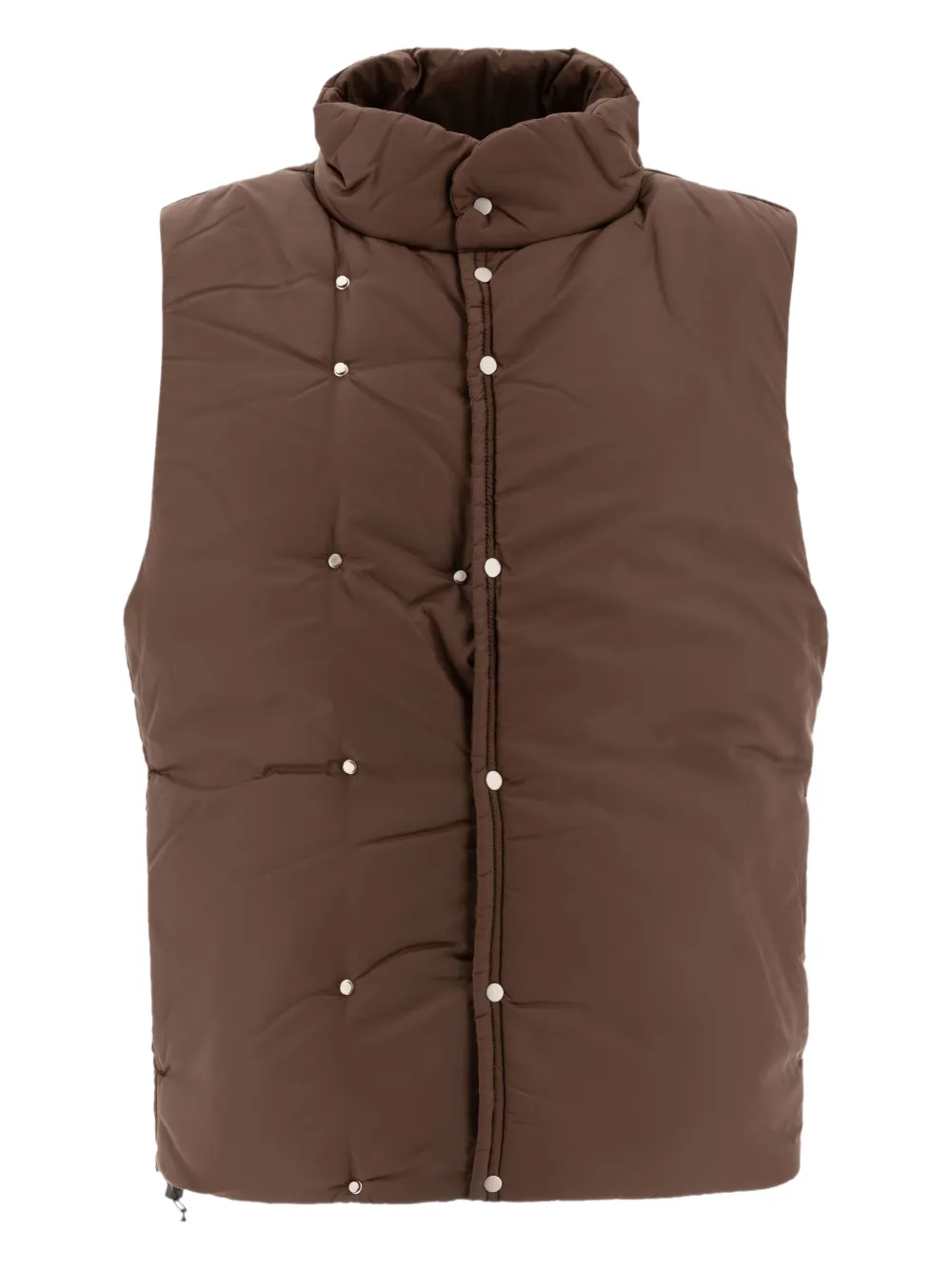 Стеганый жилет на кнопках nonnative, коричневый 
Стеганый жилет на кнопках nonnative, коричневый